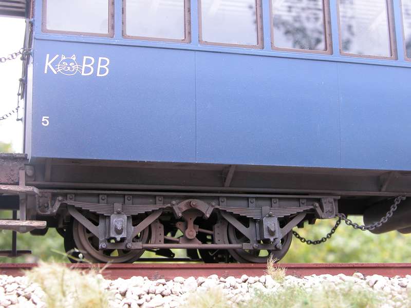 Gecomodel Drehgestell-Personenwagen