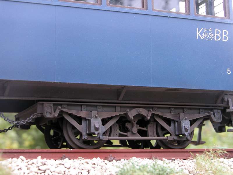 Gecomodel Drehgestell-Personenwagen
