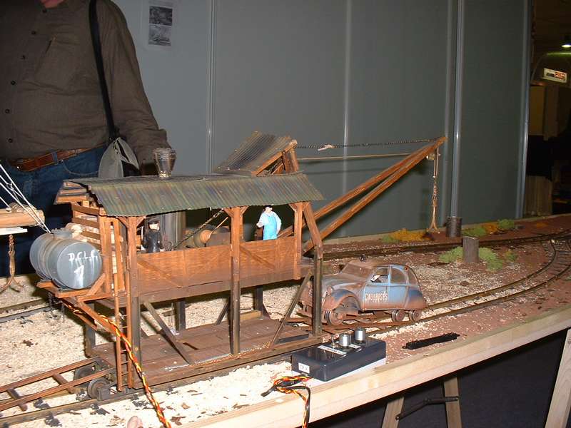Waldbahner's Schienen-Ente stürmt den Log-Loader