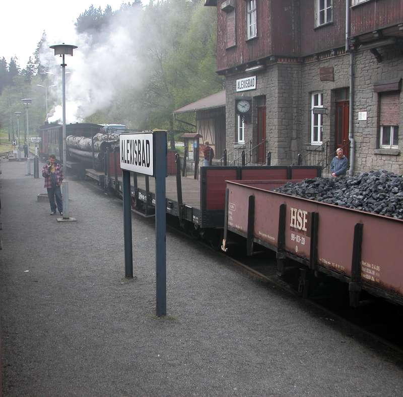 Güterzug in Alexisbad