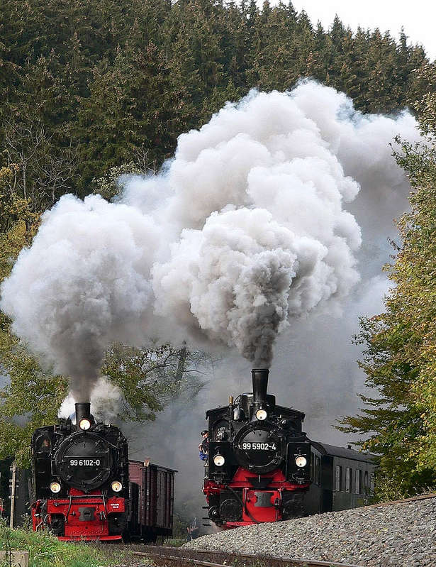  Selketalbahn im Herbst