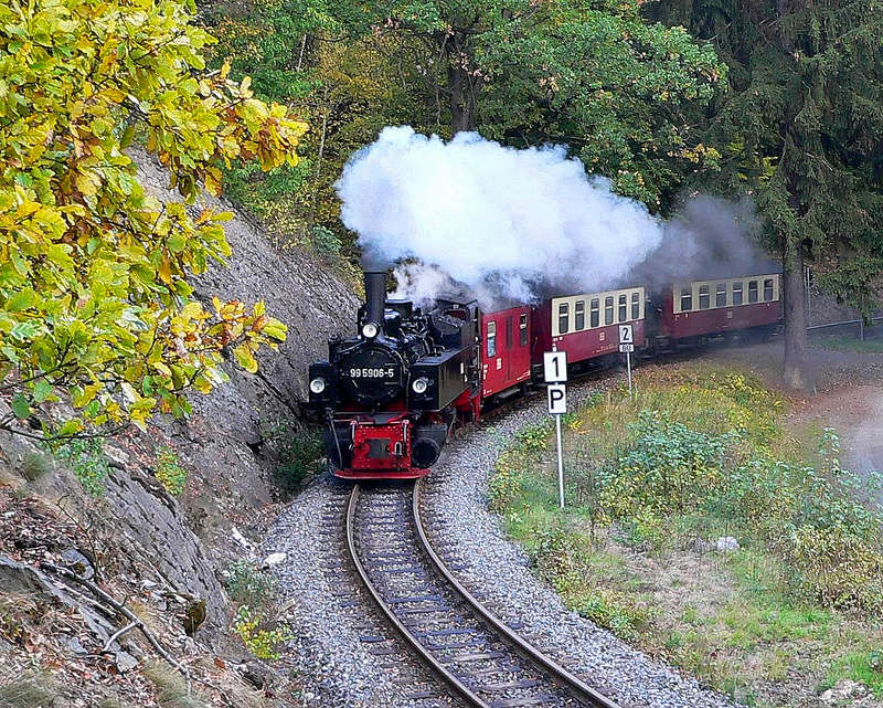  Selketalbahn im Herbst