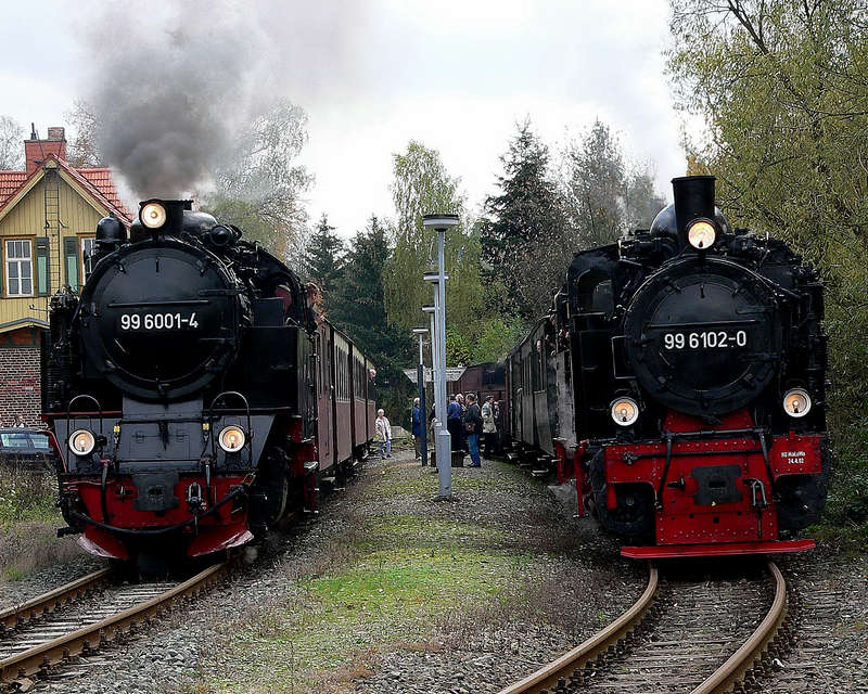  Selketalbahn im Herbst