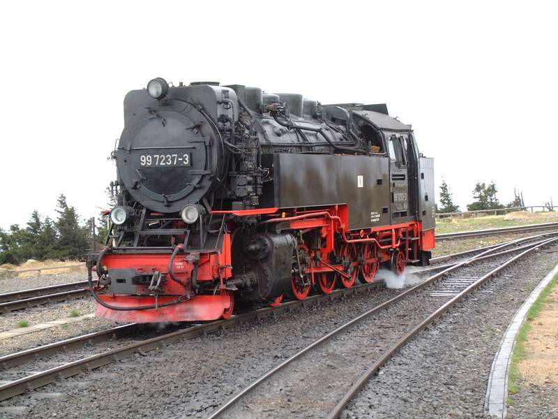 99 7237-3 auf dem Brocken