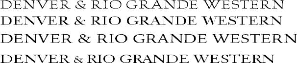 Denver Schrift