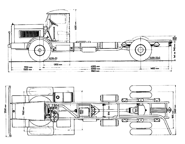 Henschel 6J2 - Zeichnung