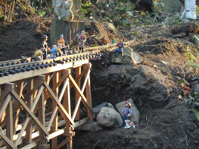 Trestle Brückenkopfbaustelle