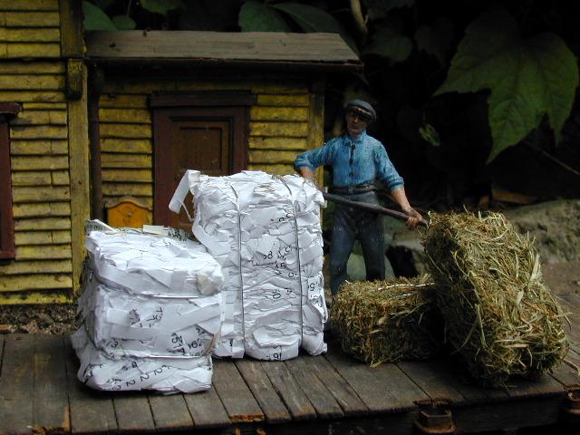 Heu &amp; Papierballen