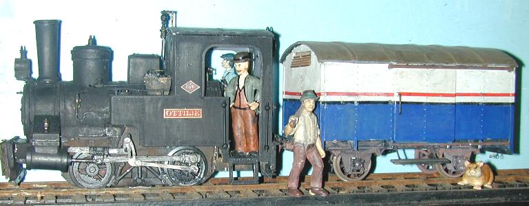 Ottilie mit MEG Packwagen