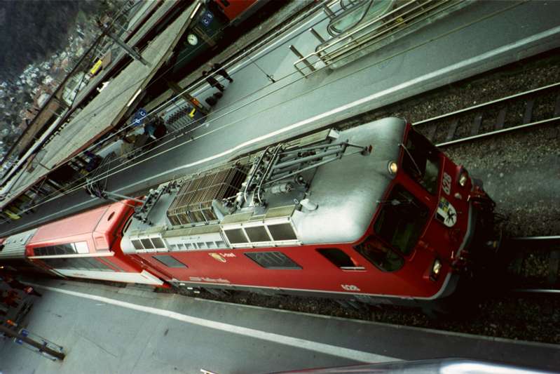 Ge 4/4 II von oben