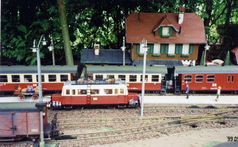 Betrieb am Bahnhof