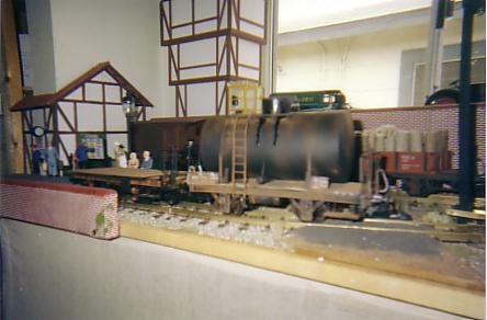 Umweltfreundlicher Tankwagen aur der Innenanlage