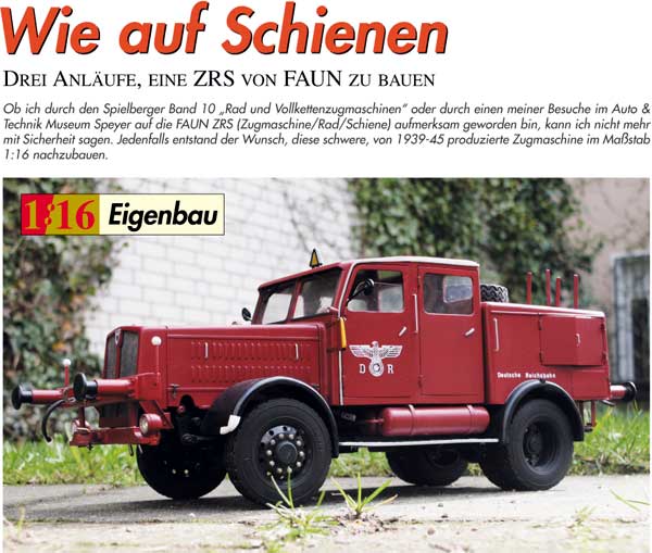 Rote LKW auf Schienen