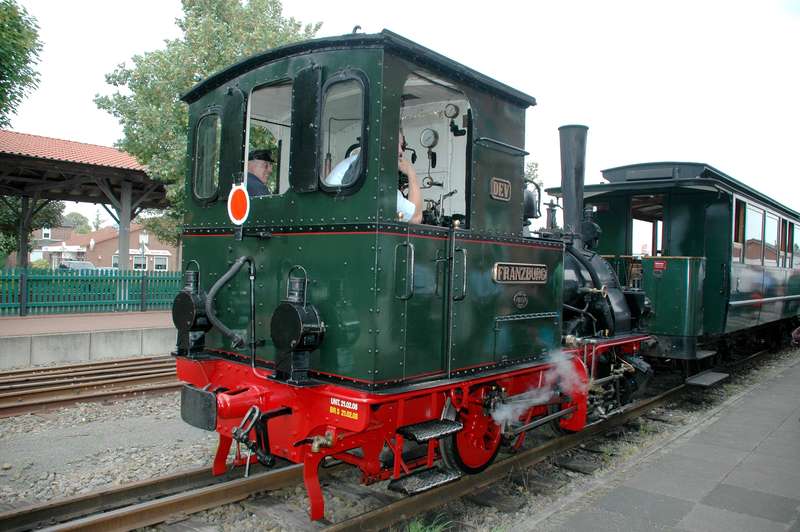 Lok Franzburg am Bruchhausen-Vilsener Bahnhof