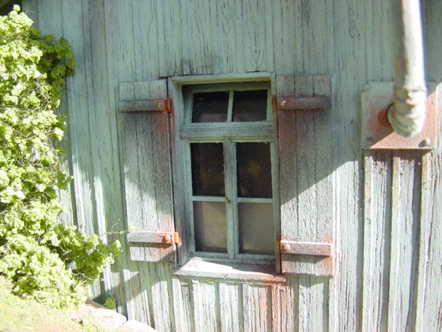 Fensterdetail Bahnwärterschuppen