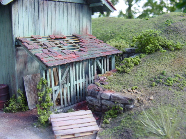 Detailansicht Bahnwärterschuppen 01