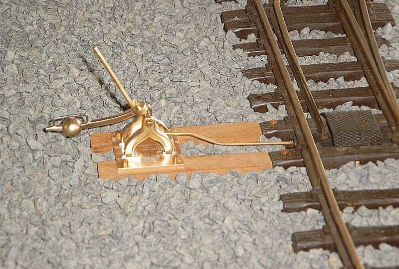 Sächsischer Weichenstellhebel