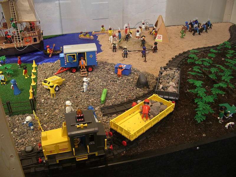 Wüstendiorama