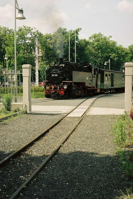 Bahnhofsvorplatz in Zittau