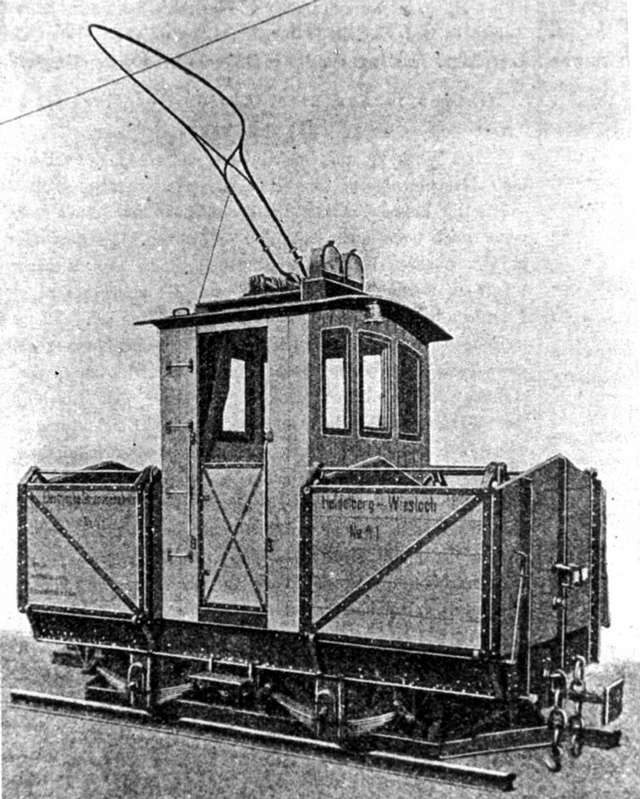Arbeitslok Nr. 80 der Heidelberger Straßenbahn