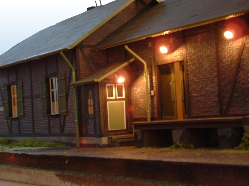 Norddt. Fachwerkbahnhof