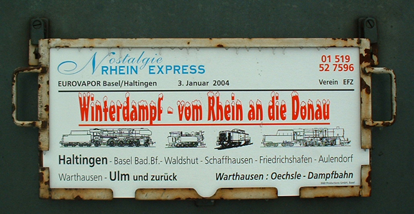 Zuglaufschild
