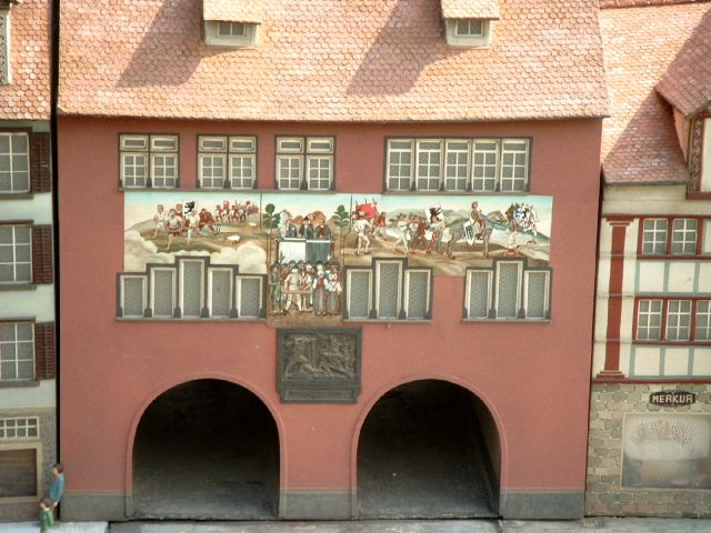 Malerei an einem Appenzeller Haus