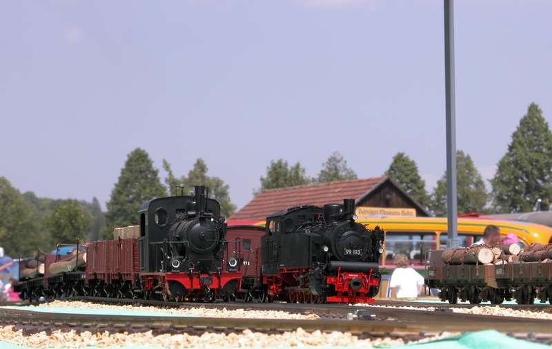 Fidos Loks im Güterbahnhof