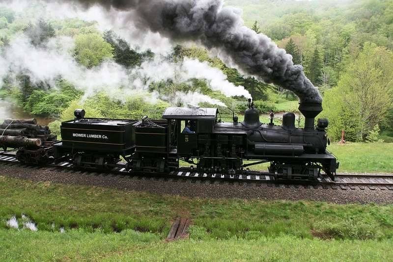 Shay Nr. 5 der Cass Scenic RR