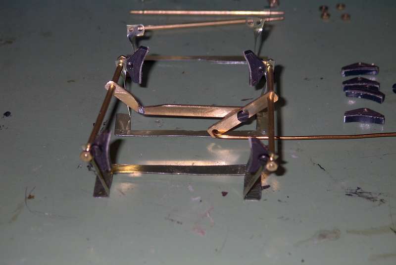 Handbremse: Träger, Hebel