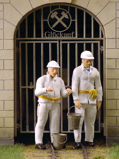 Steiger mit Gezähe