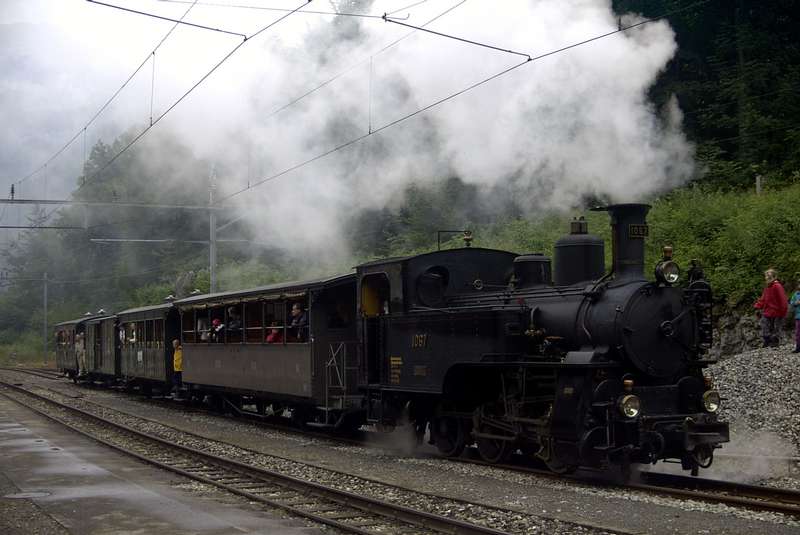 Brünigbahn: Ballenbergdampfzug