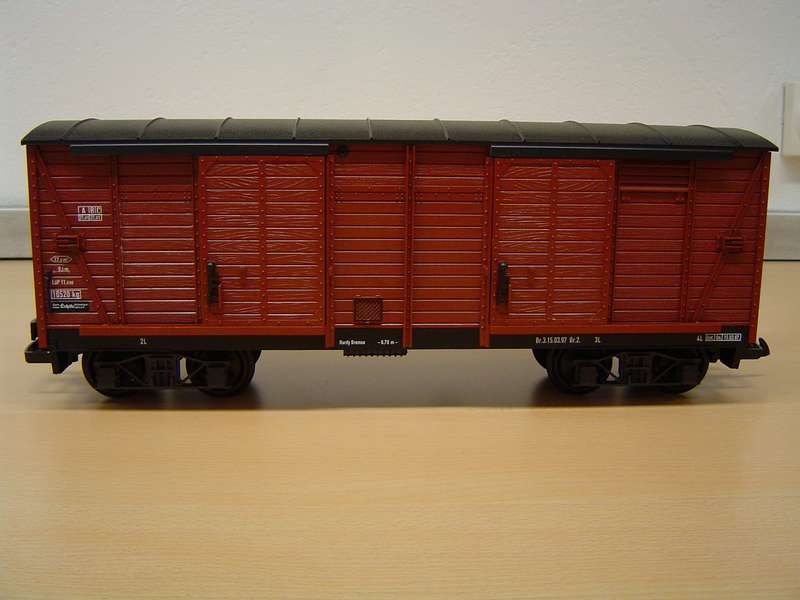 der fast fertige Wagen