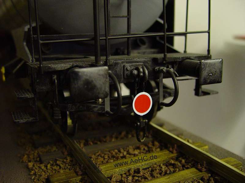 Zugschluss am Kesselwagen