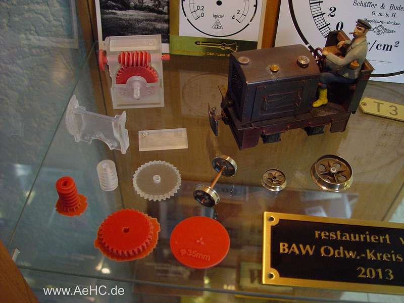 unsere ersten 3D Druckteile
