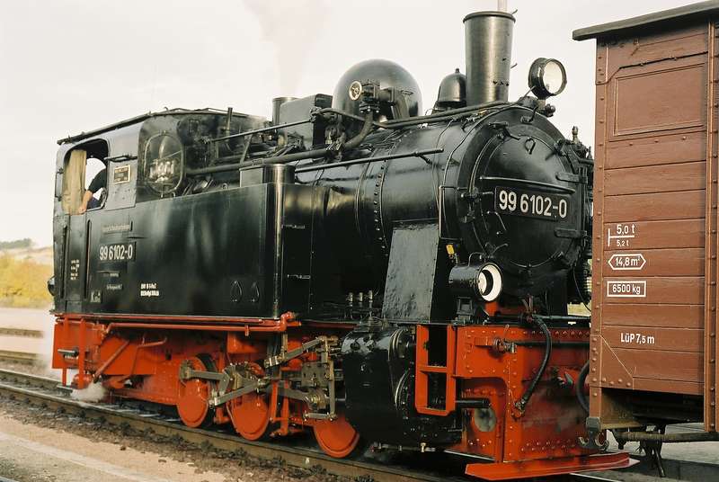 99 6102-0 rangiert in Gernrode