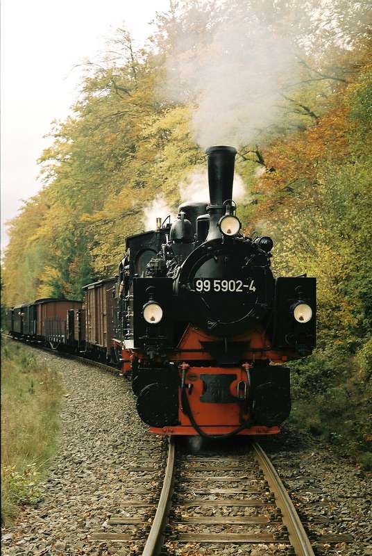 Sonderzug auf dem Weg nach Stiege