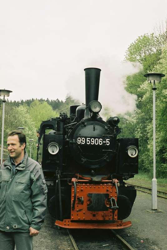 99 5906-5 vor Abfahrt nach Harzgerode