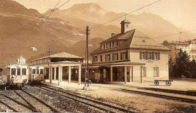 Bahnhof Andermatt um 1926