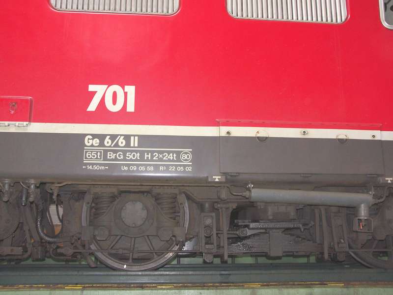 Ge6/6 II 701 Drehgest