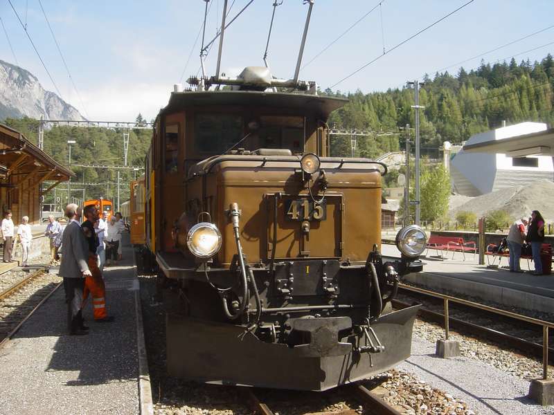 RhB Alpine Classic Express - Lokwechsel