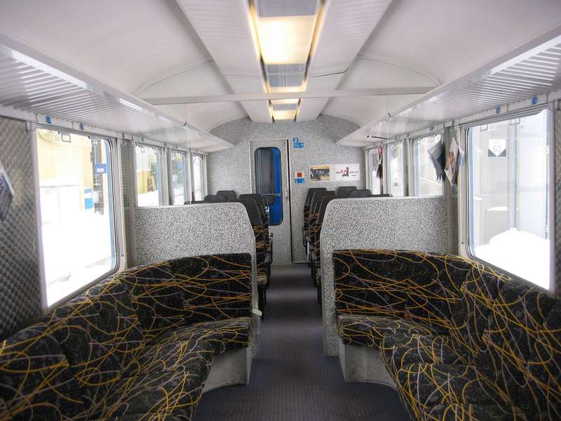 Arosa-Express Steuerwagen Innenansicht
