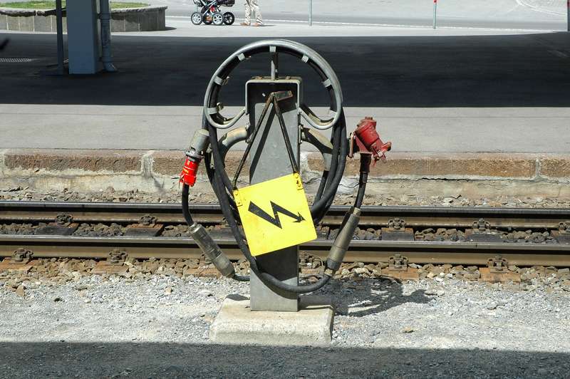 Detail Elektrant in Davos
