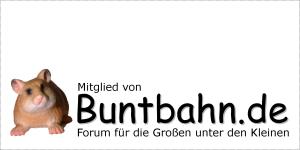 Schild für Buntbahner