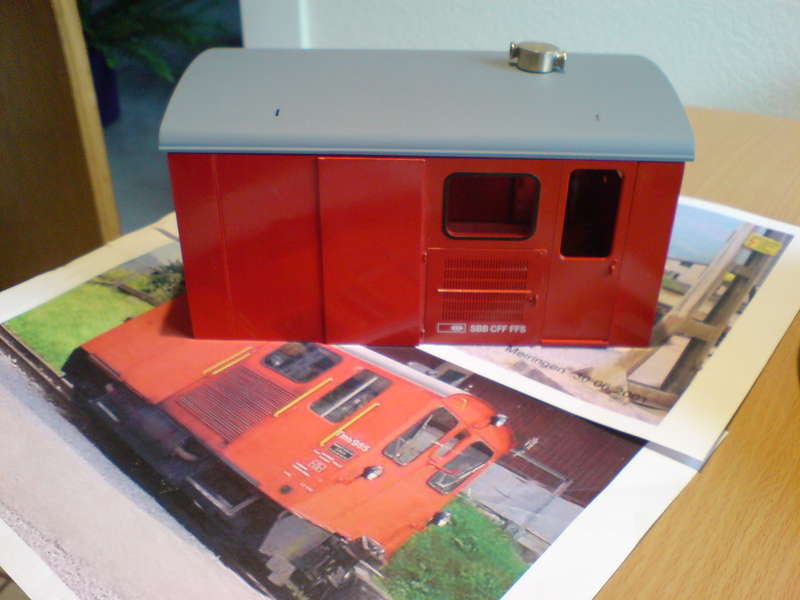 SBB Tmh Aufbau mit Dach