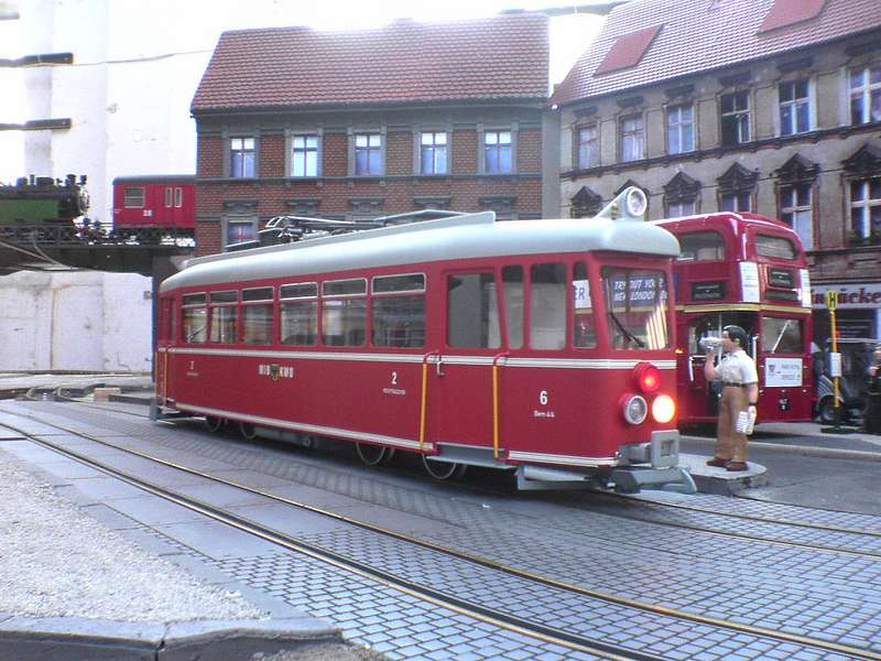 MIB Bem 4/4 6 als Tram