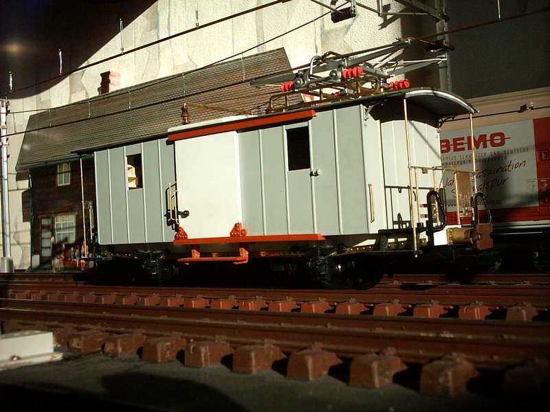 Heizwagen im Bau