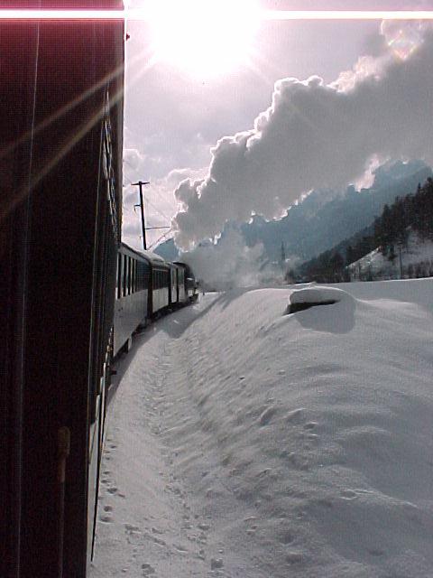 Winter im RhB Land