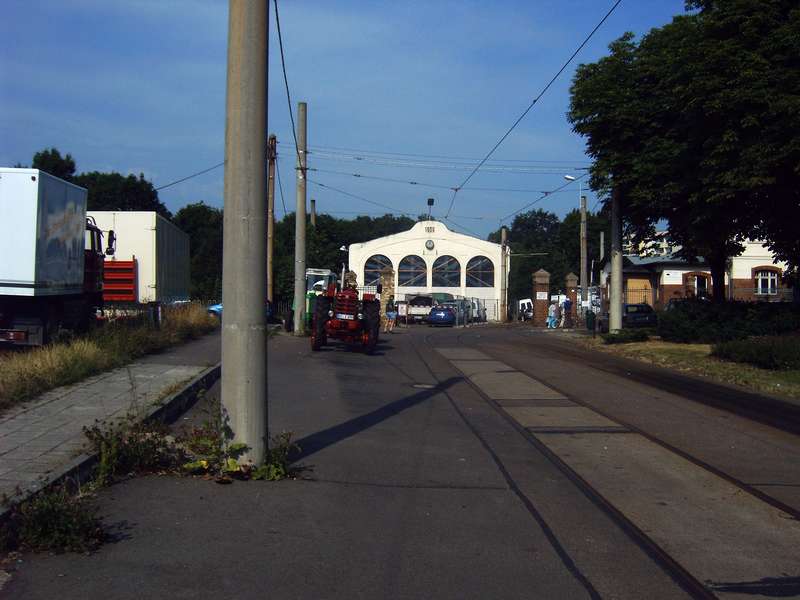 Straßenbahndepot in Schkeuditz