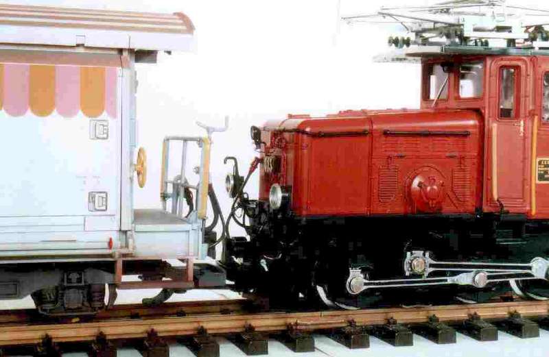 Krokodil Umbau mit Wagen